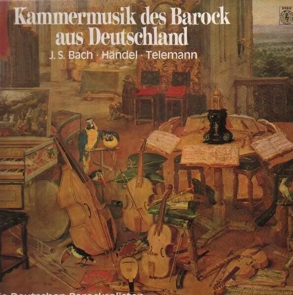 LP Bach, Händel, Telemann Kammermusik des Barock aus Deutschland NEAR MINT