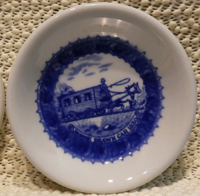 Railroad Dining China Dish Baltimore & Ohio Centennial Butter Pat 1978
