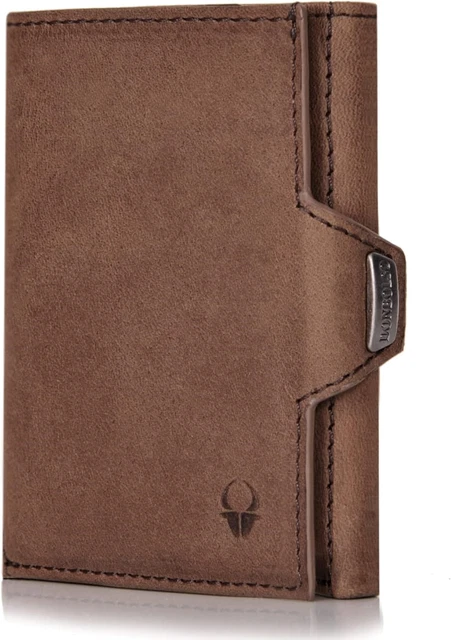 DONBOLSO Wallet NextGen I Modern Slim Wallet with Coin Pocket I Trifold Purse I