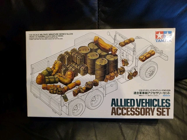 Tamiya Quick Set TAMIYA ALLIED VEHICLE Accessory Set 1/35th scale model kit £10.00 ...