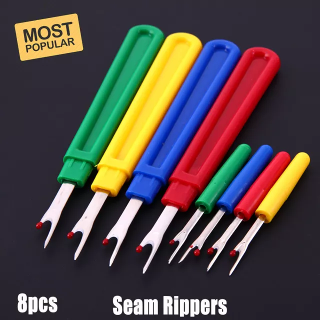 8PCS Convenient Craft Thread Cutter Seam Ripper Stitch Unpicker Sewing Tool