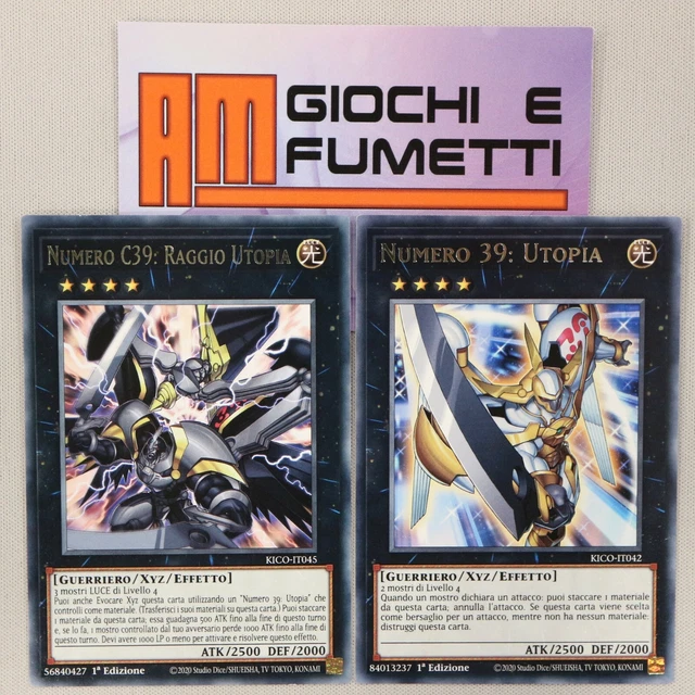 LOTTO NUMERO: 39 UTOPIA E C39: RAGGIO UTOPIA in italiano YUGIOH rara yu-gi-oh! LOTTO NUMERO: 39 UTOPIA E C39: RAGGIO UTOPIA in italiano YUGIOH rara yu-gi-oh!