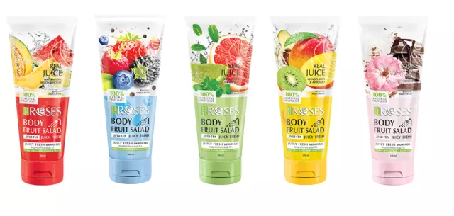 Agiva Fruit Salad Shower Gel Hydrating with Vtms Juicy Fresh 200 ml