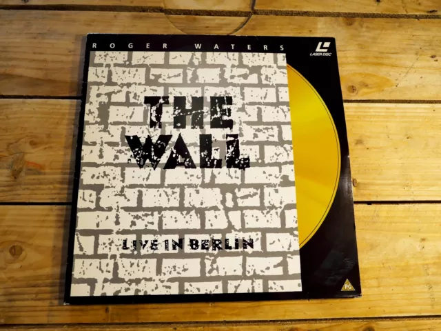 The Wall Live in Berlin LD PAL Laserdisc EX cover EX COLLECTOR ORIGINAL 1990