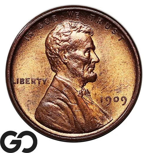 1909 VDB Lincoln Cent Wheat Penny, Superb Gem BU++