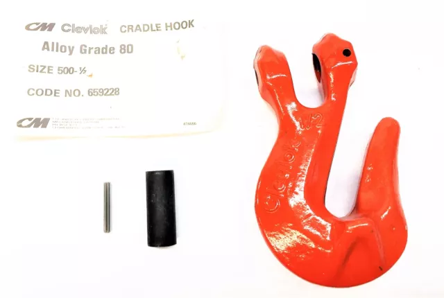CM Clevlok Cradle Hook Size 500-1/2" 659228 NOS