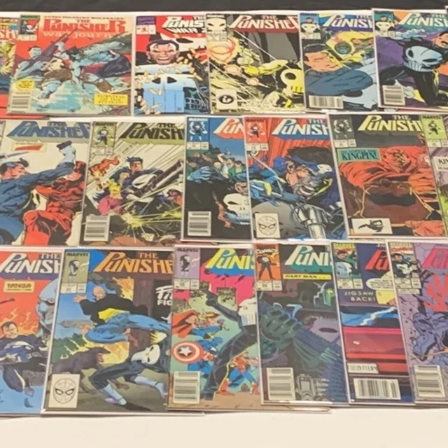 THE PUNISHER 32 ISSUE LOT From 1987 Series Marvel Comics, Frank Castle, Huge Lot