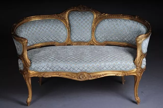 Elegantes Sofa / Kanapee / Couch im Rokoko / Louis XV Stil B-Dom-96 *