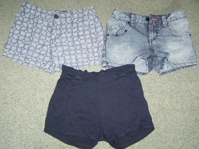 Pacchetto di abiti estivi per ragazze età 7-9 Gap Zara H&M pigiami pantaloncini pantaloni denim 4