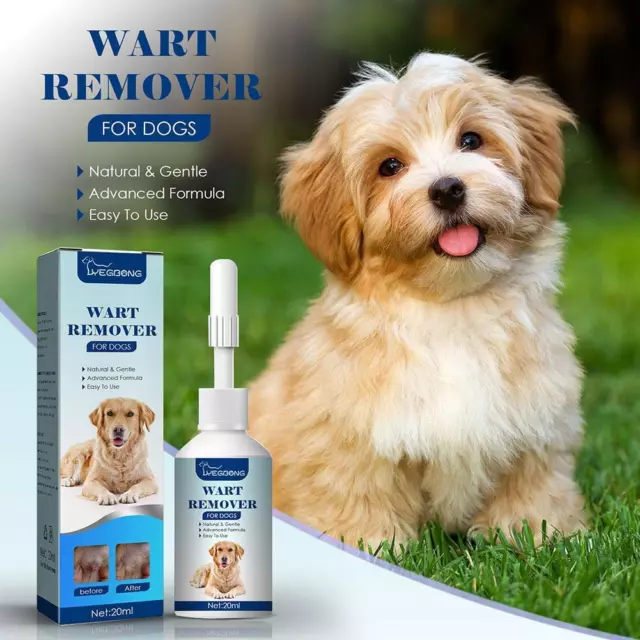 Hundehaut Tags Hund Wart Entfernung Behandlung natürlicher Hundeentferner Wart S9A5