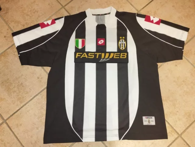 Maglia shirt jersey calcio Juventus Lotto 2003 2004