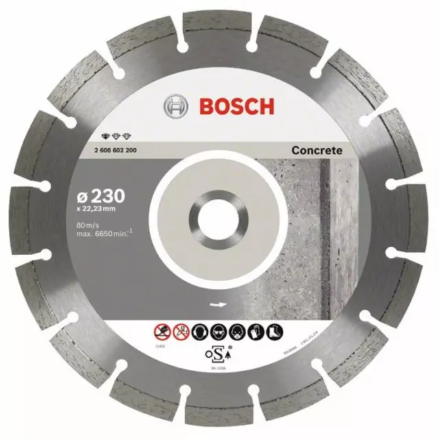 Bosch Disque à Tronçonner Diamanté Standard pour Concrete, 180 x 2