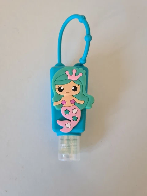 Lindo Llavero Desinfectante Sirena Azul, Rosa Y Verde Limón Perfumado Escuela Recargable