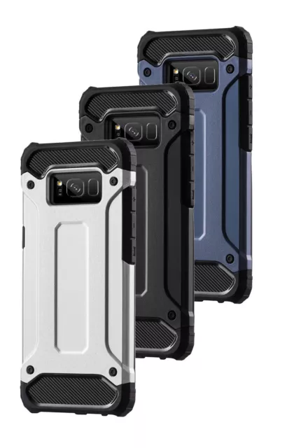 Handy Hülle Schutzschale Silikon Bumper Silikonschutz Hybrid ARMOR CASE Cover