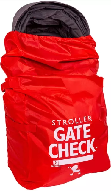 NEW ~ J.L. Childress Gate Check Bag for Standard & Double Strollers ~ Red