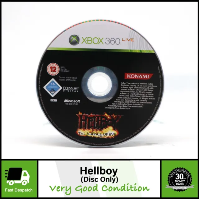 Hellboy The Science Of Evil | Microsoft Xbox 360 Game | Disc Only