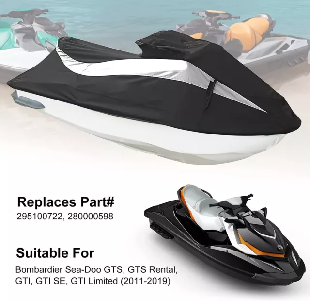 Jet Ski Trailerable Cover Fit （2011-19） GTS, GTS Rental,GTI,GTI SE,GTI 295100722 3