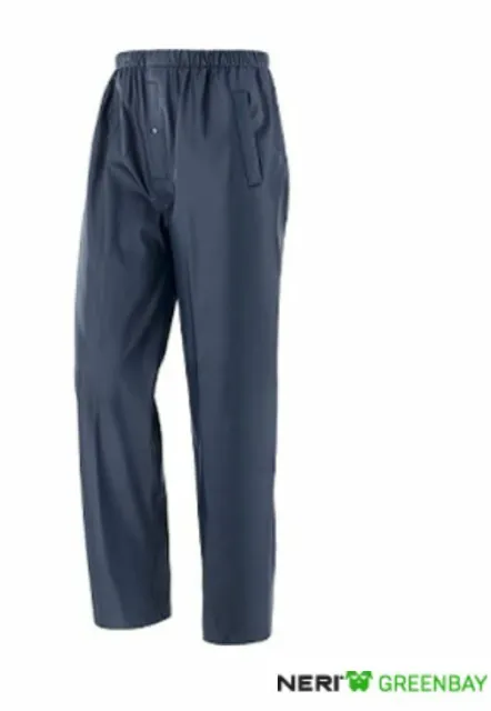 Completo Impermeabile Tuta da Lavoro Giacca Pantalone Uomo Pioggia Anti Pioggia 2