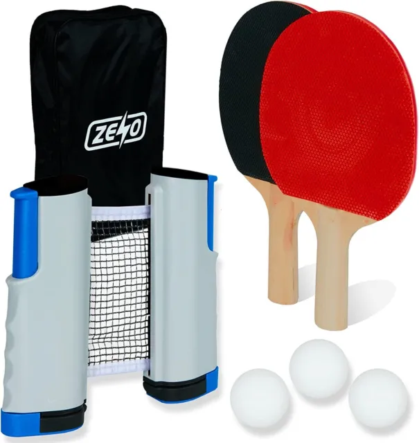 Instant Table Tennis Game Indoor Portable Travel Ping Pong Ball Set Extendable