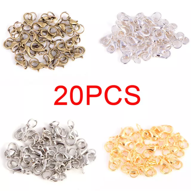 20PC/1Set Lobster Clasps Claw Jewelry Hook Findings DIY  Fastener Ho_HQ