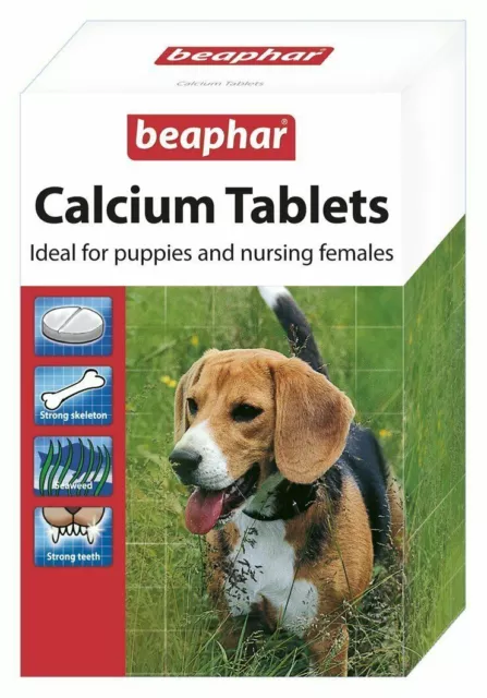 Beaphar Calcium Tablets Nursing & Whelping Bitches Young Puppy & Working Dog