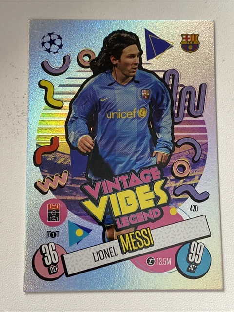 LIONEL MESSI TOPPS MATCH ATTAX 101 -2019/20 - CHAMPION LEAGUE-FC BARCELONA