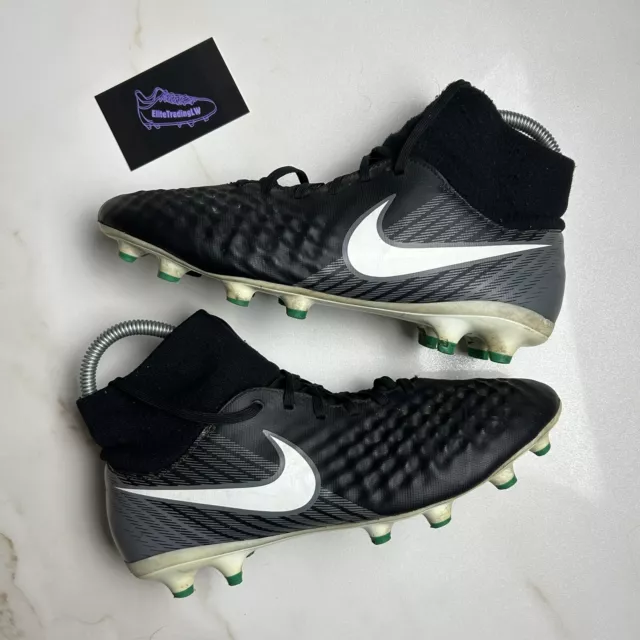 Nike Magista Onda II FG BLACK FOOTBALL Boots UK 7 RARE