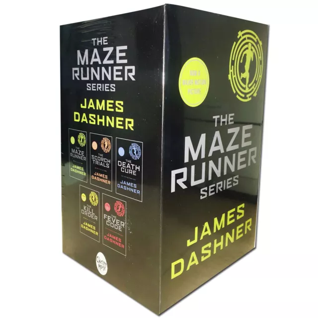 Maze Runner Series James Dashner 5 Books Set Fever Code,Death Cure,Scorch Trials 2