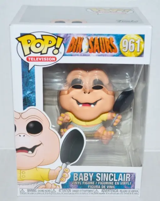 Funko POP! Television Dinosaurs Baby Sinclair #961 Vinyl Toy Figure RARE MINT🔥