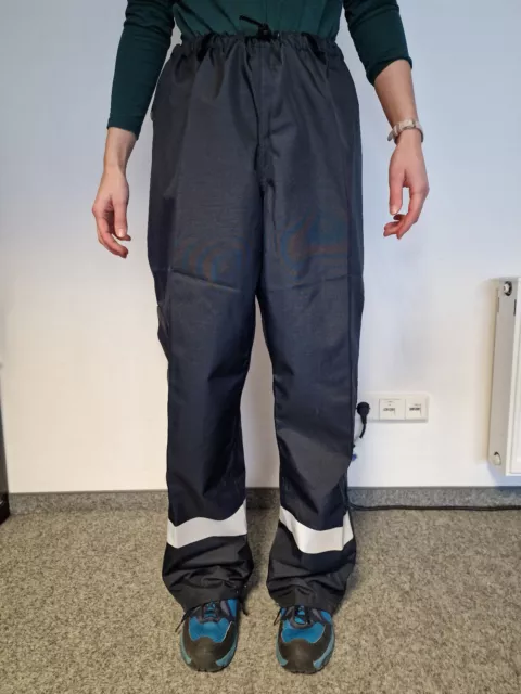 Regenhose reflektierend wasserdicht Fahrradhose zum Überziehen Gr. XXL