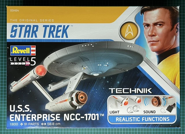 STAR TREK THE Original Series U.S.S. Enterprise NCC-1701 Technik 1:600 ...
