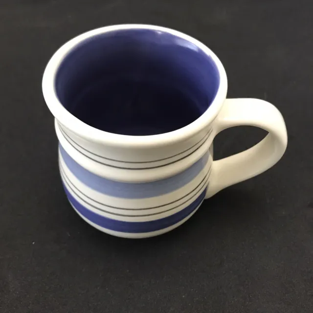 Pfaltzgraff Rio Stoneware Blue & White Stripe Coffee Cup Mug 14oz Replacement