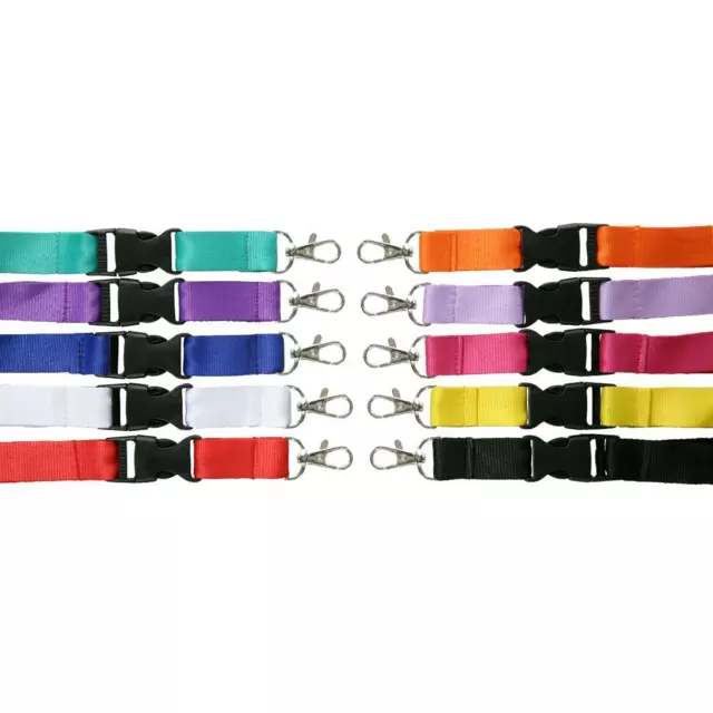 SBS Porte-Clés 10 Pièce 20mm Ou 25mm Diverses Couleurs Lanyard 2