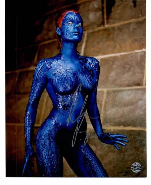 Rebecca Romijn Actress X-Men Signed 8 x 10 Photo COA TTM Hologram 143595