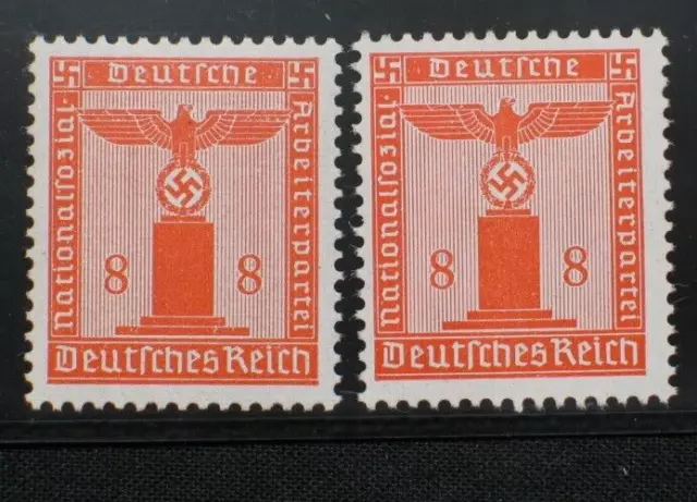 D. Reich, Adolf Hitler Deutschland, Dienst Nr. 160 + 160 y **