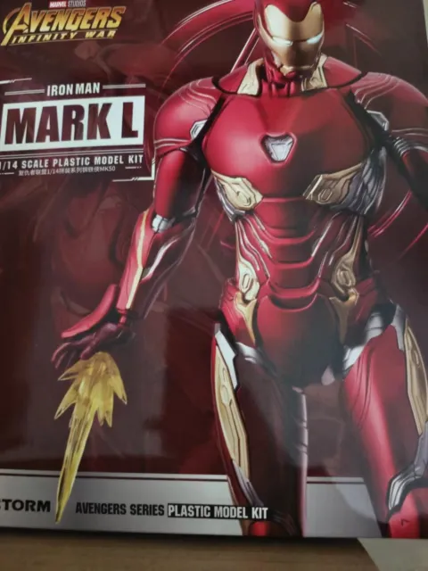 In Stock Morstorm Marvel Avengers Endgame 15cm Iron Man MK50 Model Kit