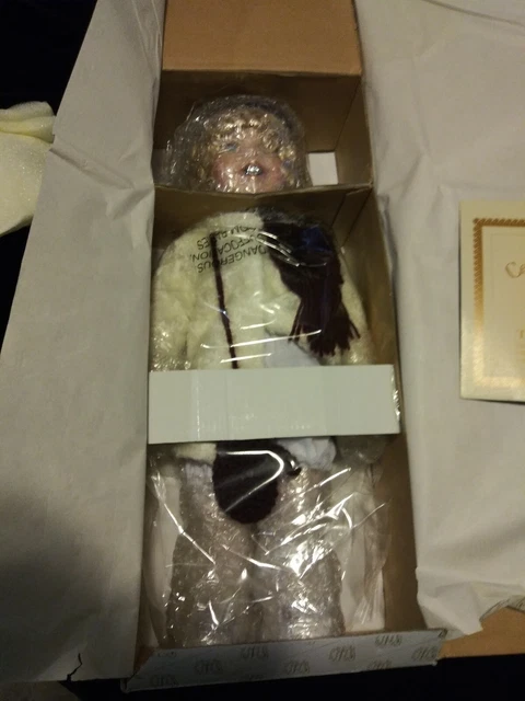 Porcelain Collectible Doll "Krista"- 16" Heritage Signature Collection NIB w/COA