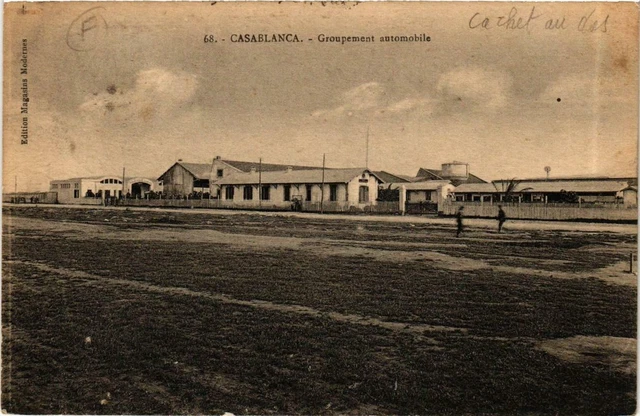 CPA AK CASABLANCA Automobile Group Morocco (689808)