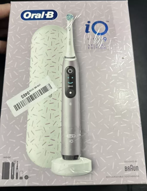 Oral-B iO9 Series 9  BLUETOOTH Rechargeable Toothbrush Rose Quartz