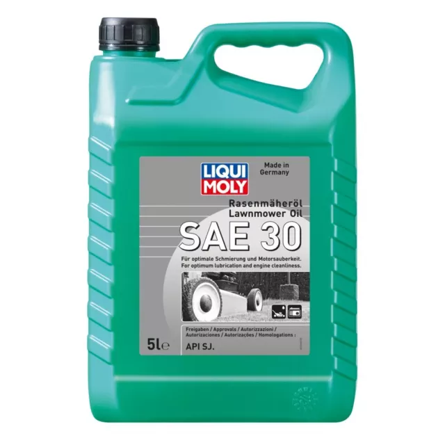 Rasenmäheröl LIQUI MOLY 1266 Rasenmäher-Öl SAE 30 Motoröl Motorenöl 4 Takt Öl 5L