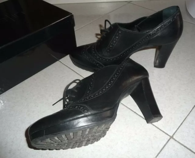 SCARPE PELLE LAPORTA Francesine Inglesine Stringate n. 39 EUR 77