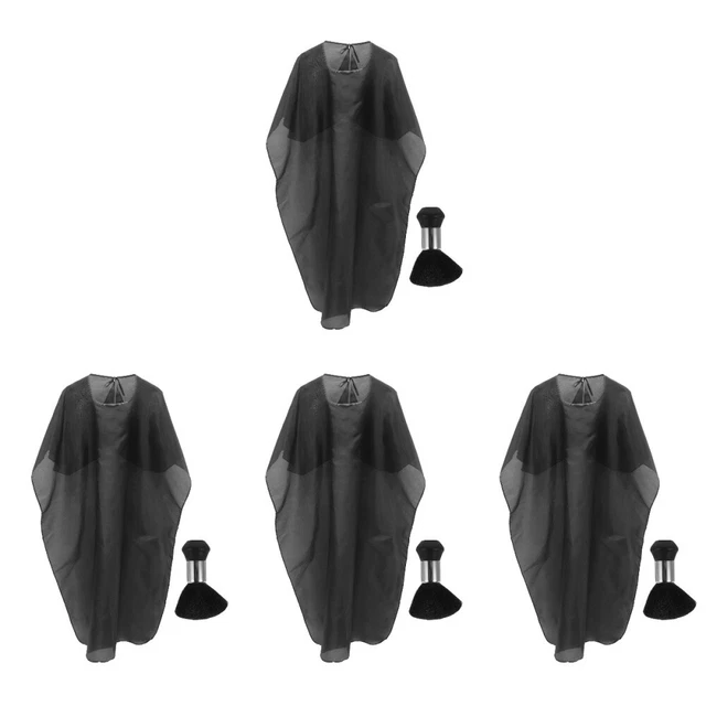 Wasserdichter Friseurumhang Für Erwachsene & Kinder – 139,5 X 140 Cm, Verstellbarer Schnappverschluss