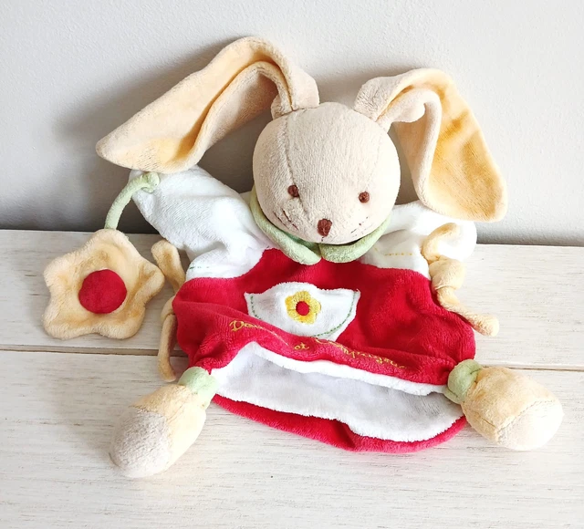 Marionnette Petit Chaperon Rouge – Baby Nat’ – Peluche à Doigt Douce Et Lavable, Dès La Naissance