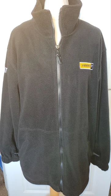 Mens Caterpillar Concord Zip-Up Work Casual Warm Fleece Jacket  Size LARGE