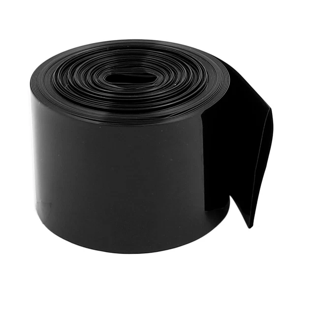 30mm piatta Larghezza Lungo 2,2M PVC Tubo termoretraibile 18650 Pacco batteria