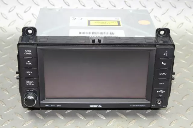 2013 Jeep Grand Cherokee Radio w/ Navigation Sat CD DVD HDD Face ID RHB OEM