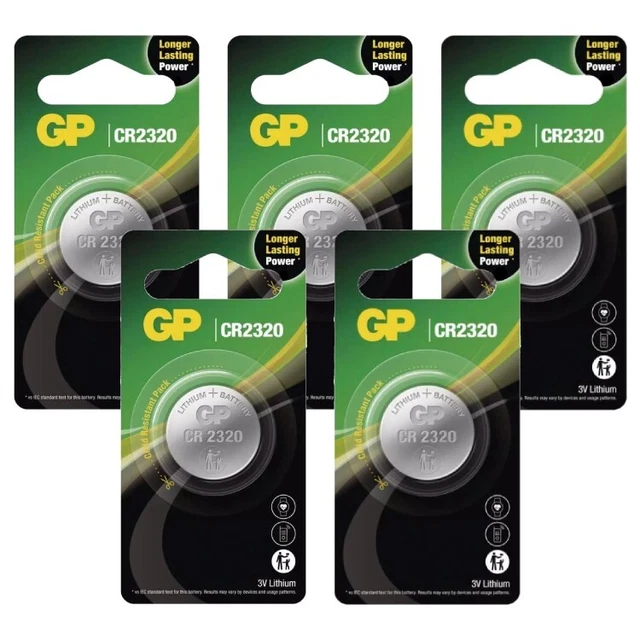Support Pile Bouton CR2025/2032 - Lot De 5, Noir, Pour Montage Sur Circuit, Neuf (Uxcell).