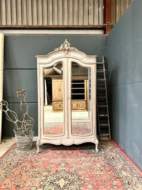 Gorgeous French Armoire / Antique French Armoire / Two Door French Wardrobe