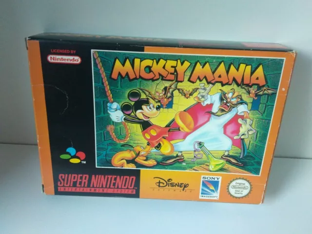 Nintendo Super Nintendo Mickey Mania Disney complet
