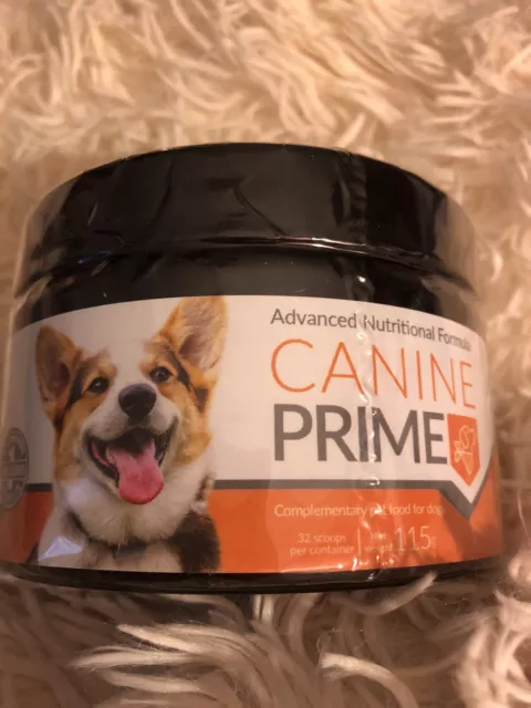 NEW SEALED CANINE PRIME for DOGS ADVANCED NUTRITIONAL FORMULA 115g…11/2025